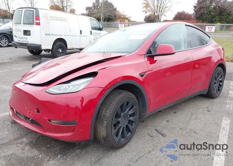 2022 Tesla Model Y Long Range Dual Motor All-Wheel Drive from USA, damaged, VIN 7SAYGDEE8NF310077